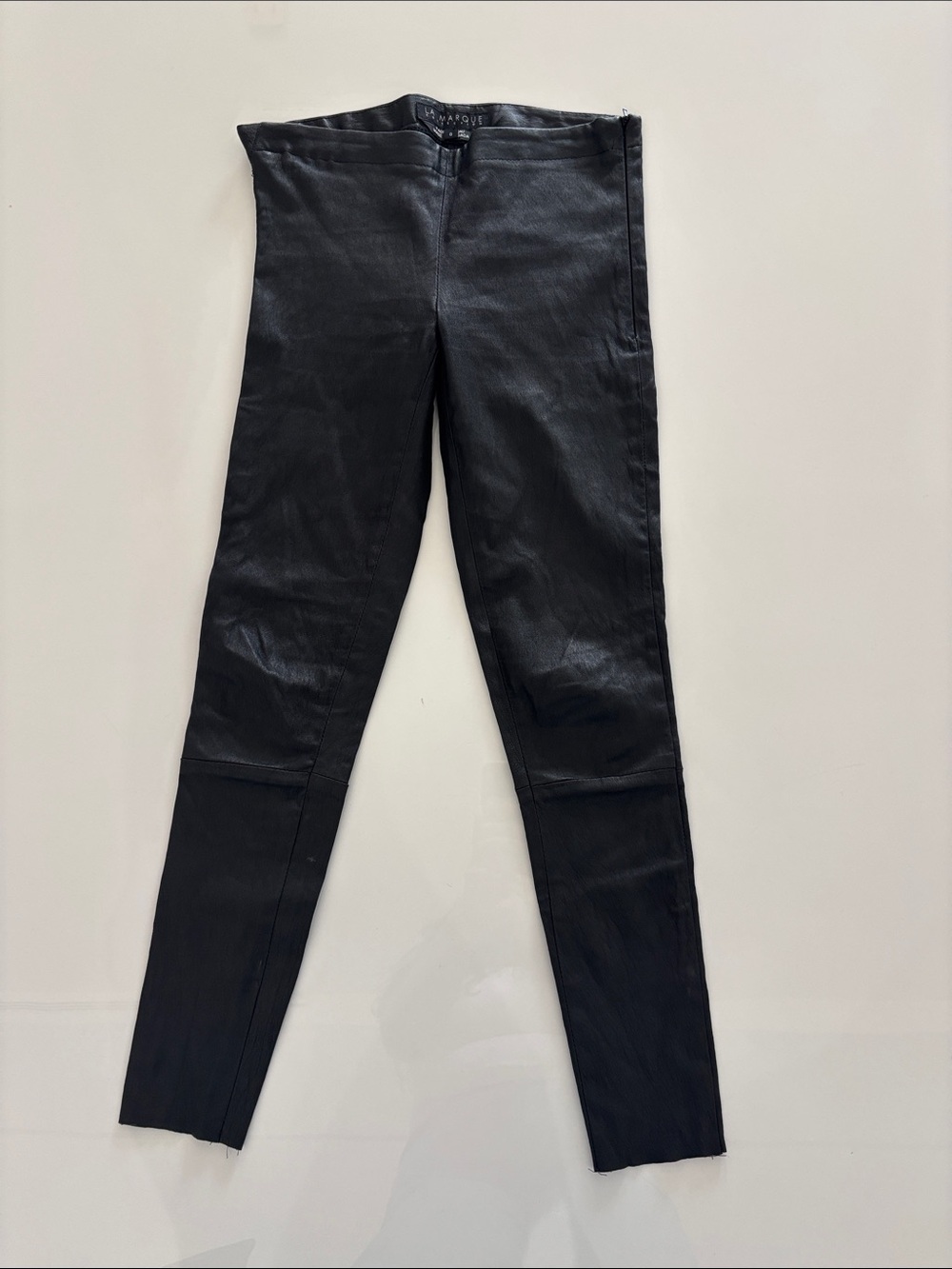 Leggings Black Leather